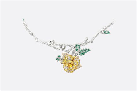 rose dior bagatelle necklace replica|CHRISTIAN DIOR 18K White Gold Diamond Small Rose Dior Bagatelle .